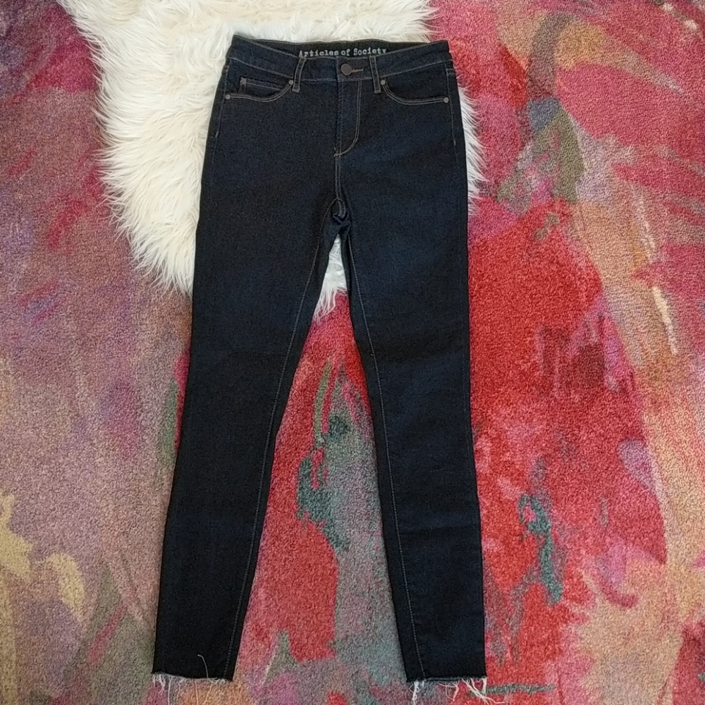 Dark wash Articles of Society skinny jeans